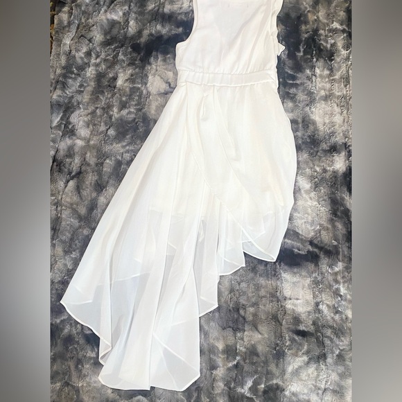 LuLus Elegant Gathering Ivory High-Low Dress New No Tags - Picture 8 of 11